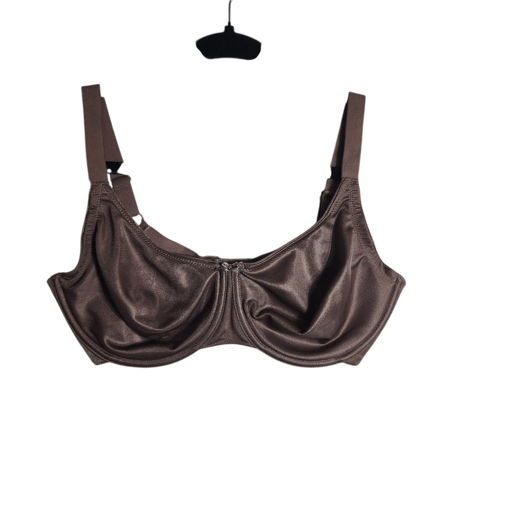 Wacoal Brown Unlined‎ Underwire Bra 34D Seamless Full Coverage BI05D04